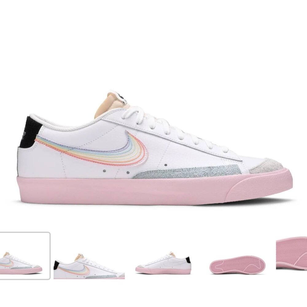 Nike Blazer Low ’77 Vintage ‘Be True’  Pride Love Womens SZ 5.5